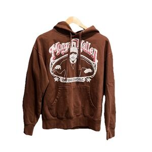 Morgan Wallen Brown Long‎ Live Cowgirls Men's Hoodie Sweatshirt Size Medium